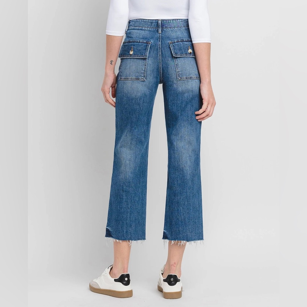Lovervet High Rise Crop Jeans, EUC - Picture 2 of 9